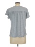 NY Collection Gray Short Sleeve Top Size L - photo 2