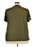 Shein Curve Hearts Green Short Sleeve Top Size 4X - photo 2