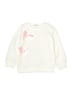 Unbranded 100% Polyester Floral Ivory White Sweatshirt Size 3 - 4 - photo 1
