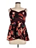 Torrid Burgundy Sleeveless Blouse Size Med Plus (00) - photo 1
