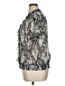 Apt. 9 100% Polyester Animal Print Silver Short Sleeve Blouse Size XL - photo 5