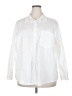 Ava & Viv White Long Sleeve Button-Down Shirt Size XXL - photo 1