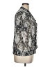 Apt. 9 100% Polyester Animal Print Silver Short Sleeve Blouse Size XL - photo 4