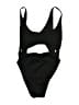 BCBGeneration Solid Black One Piece Swimsuit Size S - photo 1