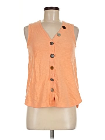 Soft Surroundings Sleeveless Button-Down Shirt (view 1)