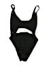 BCBGeneration Solid Black One Piece Swimsuit Size S - photo 2