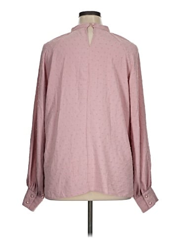 Shein Curve Long Sleeve Blouse (view 2)