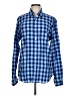 J.Crew 100% Cotton Checkered-gingham Blue Long Sleeve Button-Down Shirt Size L - photo 1