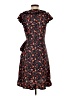 Karen Walker 100% Polyester Floral Black Cocktail Dress Size 4 - photo 2