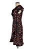Karen Walker 100% Polyester Floral Black Cocktail Dress Size 4 - photo 5