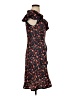 Karen Walker 100% Polyester Floral Black Cocktail Dress Size 4 - photo 4
