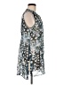 CAbi 100% Polyester Silver Blue Sleeveless Blouse Size M - photo 4