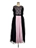 Roaman's 100% Polyester Black Cocktail Dress Size 18W - photo 1