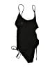 Summer Mae Solid Black One Piece Swimsuit Size S - photo 2