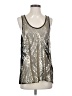 Karen Kane 100% Polyester Silver Tank Top Size S - photo 1
