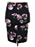 Torrid Floral Black Casual Skirt Size 2X Plus (2) - photo 2
