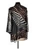 Lior Paris Animal Print Black Kimono Size L - photo 2