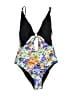Stella McCartney Print Black One Piece Swimsuit Size S - photo 1
