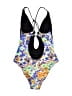 Stella McCartney Print Black One Piece Swimsuit Size S - photo 2
