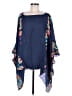 Coco + Carmen Blue Poncho One size - photo 1