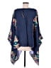 Coco + Carmen Blue Poncho One size - photo 2