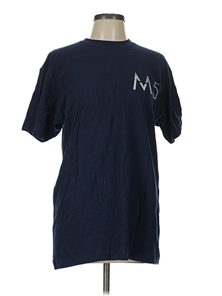 Pre-owned Tultex Short Sleeve T-shirt In Blue