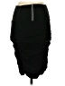 Valia Solid Black Formal Skirt Size S - photo 2