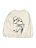 Zara Graphic Ivory Sweatshirt Size 8 - 9 - photo 1
