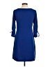 Chetta B Solid Blue Casual Dress Size M - photo 2