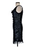 Max Studio 100% Nylon Stars Black Cocktail Dress Size S - photo 5