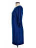Chetta B Solid Blue Casual Dress Size M - photo 5