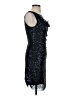 Max Studio 100% Nylon Stars Black Cocktail Dress Size S - photo 4