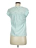 Daniel Rainn 100% Rayon Teal Short Sleeve Blouse Size 8 - photo 1