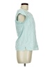 Daniel Rainn 100% Rayon Teal Short Sleeve Blouse Size 8 - photo 5