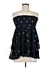 Maje 100% Viscose Floral Blue Black Sleeveless Top Size Lg (3) - photo 1
