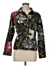 Chico's Print Green Jacket Size Med (1) - photo 1