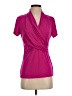 DKNY Pink Short Sleeve Blouse Size S - photo 1