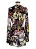 Express 100% Recycled Polyester Floral Black Romper Size S - photo 2