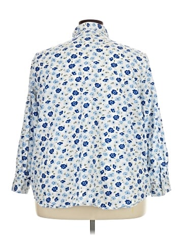 Woman Within Long Sleeve Polo (view 2)