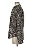 J.Crew Animal Print Brown Long Sleeve Button-Down Shirt Size M - photo 5