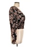 Free People 100% Polyester Brown Long Sleeve Top Size L - photo 4