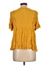 Shein Yellow Short Sleeve Blouse Size 12 - photo 2