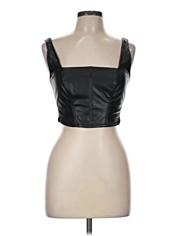 Intimately by Free People Faux Leather Top (view 1)