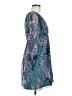 Tibi Paisley Teal Casual Dress Size 6 - photo 4