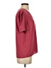 Express Outlet Burgundy Short Sleeve Blouse Size S - photo 4