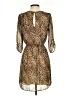 Everly 100% Polyester Animal Print Brown Cocktail Dress Size S - photo 2