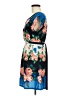 just ginger 100% Polyester Print Blue Cocktail Dress Size M - photo 5