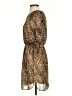 Everly 100% Polyester Animal Print Brown Cocktail Dress Size S - photo 5