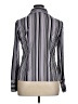 DressBarn Stripes Silver Long Sleeve Blouse Size XL - photo 2