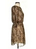 Everly 100% Polyester Animal Print Brown Cocktail Dress Size S - photo 4